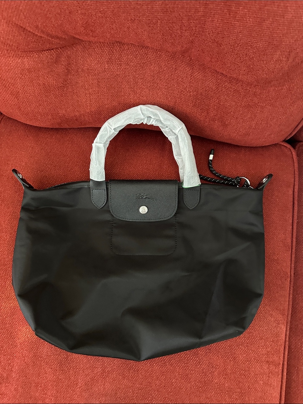 Longchamp Small Le Pliage Nylon Tote in Black - Picture 4 of 4
